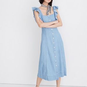 Madewell Denim Midi Dress